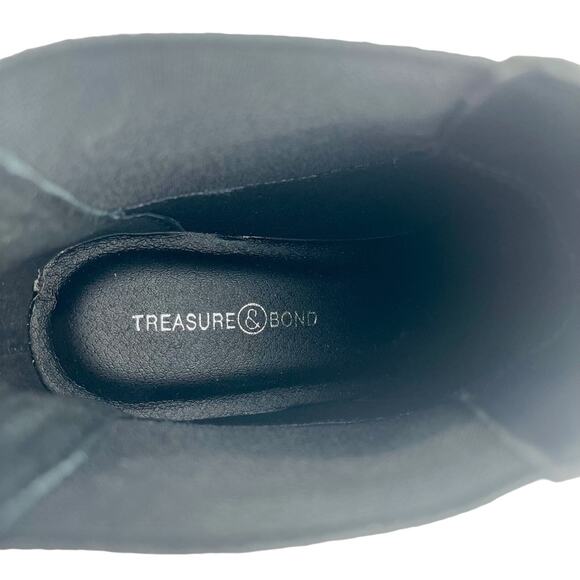 Treasure & Bond Gabriela Women Chelsea Boot Sz 5.5 Faux Leather Snake Print New - Picture 6 of 16